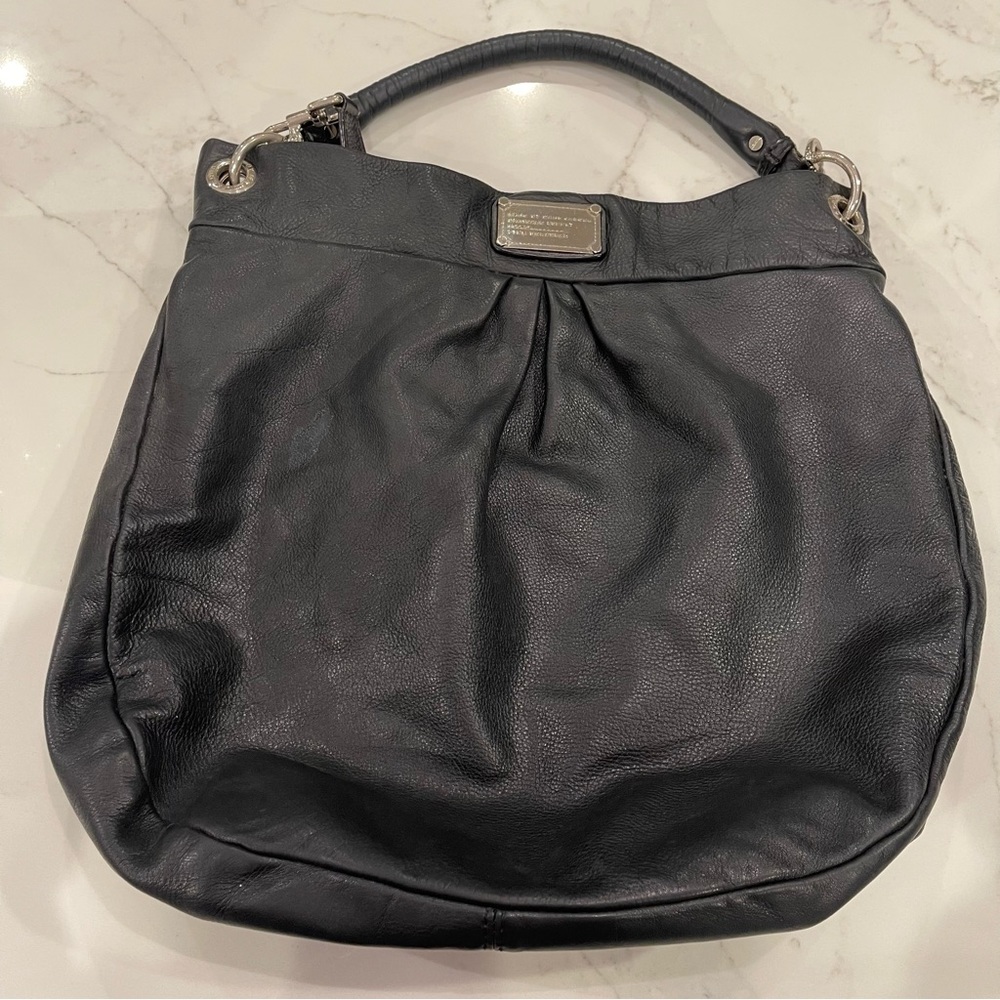 Gently used Marc by Marc Jacobs black leather hobo purse - Picture 4 of 16